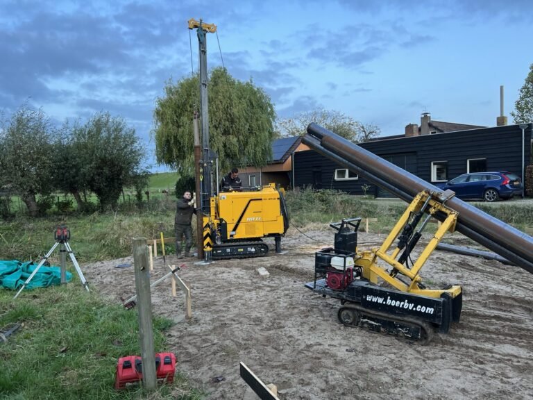 Voorbereiding op de bouwplaats
