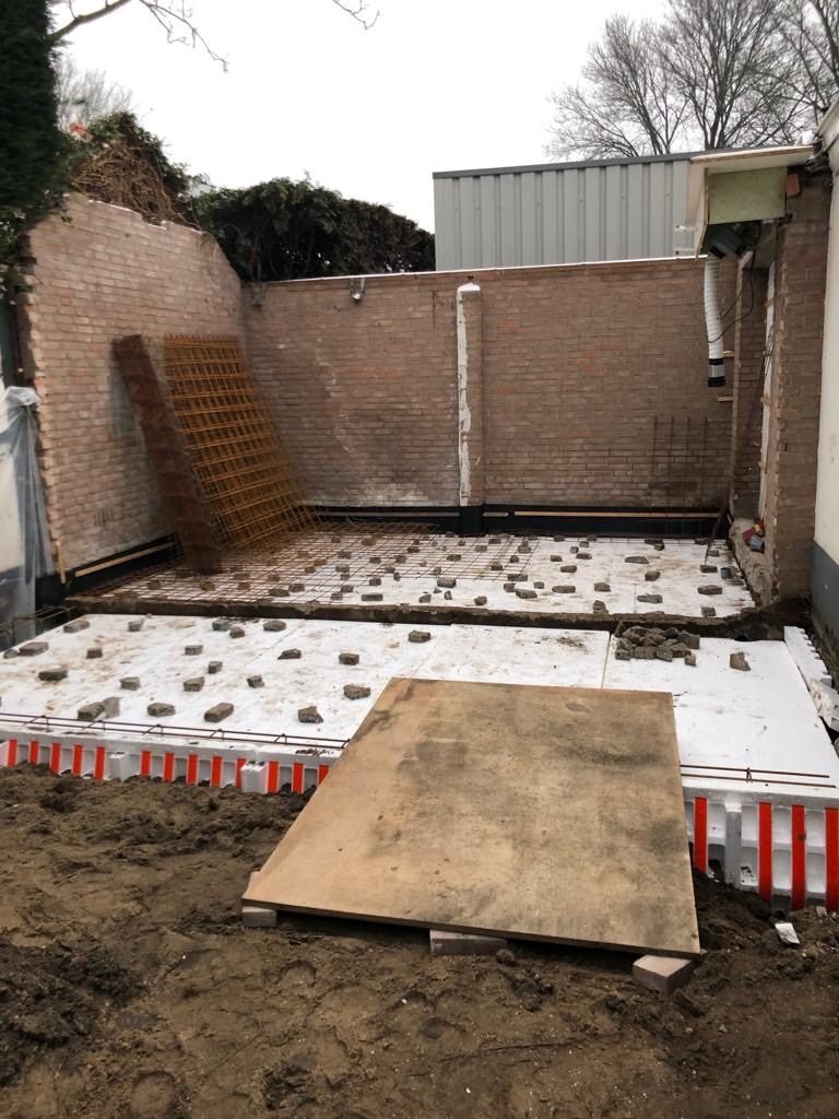 De fundering en de vloer